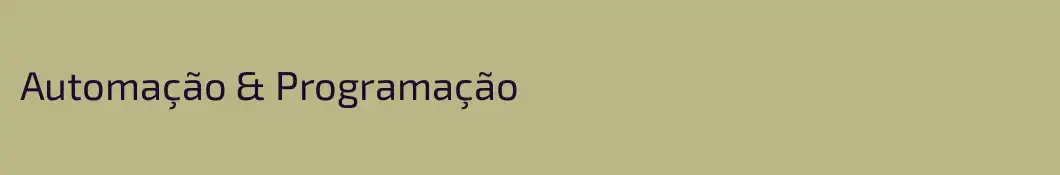 Automação & Programação